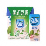 Silk 美式豆奶 低糖原味利乐钻 245ml*4包*2件