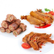 煌上煌 鸭脖+鸭翅+鸭掌 保鲜装 共730g *5件