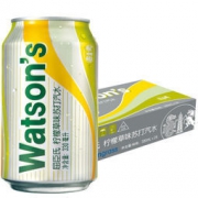 3日8点：Watsons 屈臣氏 柠檬草味苏打汽水330ml*24听 整箱