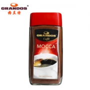 全球十大咖啡品牌之一 格兰特 纯黑速溶咖啡粉 200g