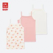 UNIQLO 优衣库 406875 婴儿网眼吊带衫 3件装