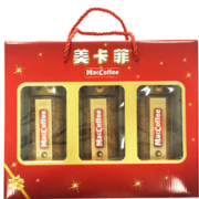 马来西亚进口！ MacCoffee 美卡菲 金装冷冻干燥速溶咖啡礼盒300g（100g*3瓶）