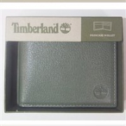 Timberland 添柏岚男士真皮两折钱夹 烟灰绿