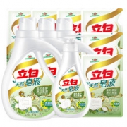 23日0点！Liby 立白 天然皂液洗衣液 8kg套装  44元（限前5分钟）