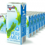 限华北/华南！新西兰进口 Theland 纽仕兰牧场  部分脱脂牛奶 250ml*24   34.5元（69元，买一赠一）