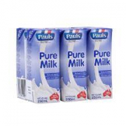澳大利亚进口 Pauls保利 全脂纯牛奶250ml*24整箱