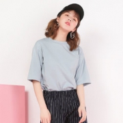 PHOEBE DARLING 纯色短袖T恤宽松打底 19元包邮