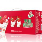 伊利果粒优酸乳 草莓味245g*12盒/礼盒装