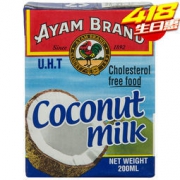 马来西亚 AYAM BRAND 雄鸡标椰浆 200ml