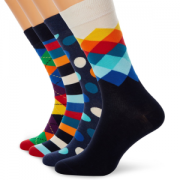 Happy Socks 男士中筒袜 4双装