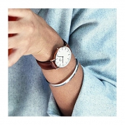 丹尼尔惠灵顿（Daniel Wellington）  DW00400004 银色手镯