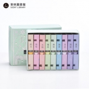 气味图书馆  自然系列 女士清新自然香水礼盒2ml*9只 送书签+洗护小样
