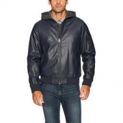 Levi's 李维斯 Bomber 男连帽仿皮夹克
