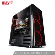 宁美国度 N3E-566F 第8代i5 8500/新版GTX1060 5G/120G M.2/台式DIY组装电脑主机/吃鸡游戏主机/京东自营UPC
