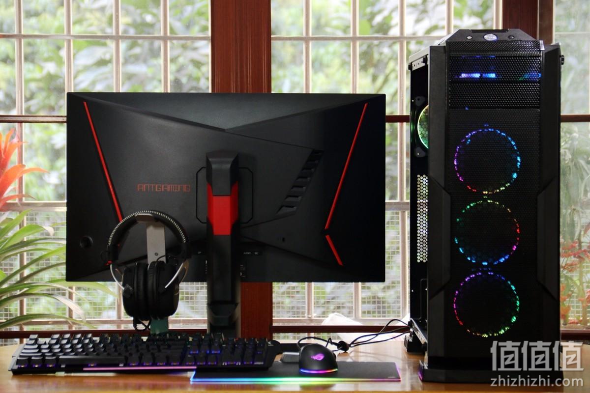 飙144Hz，HKC G271F 27英寸曲面显示器开箱