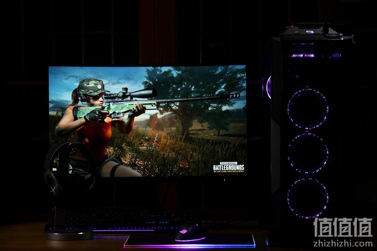 飙144Hz，HKC G271F 27英寸曲面显示器开箱
