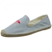 Soludos 女士 火烈鸟 生活休闲鞋 100% 棉 草编鞋 FSS1505（美国品牌 ）