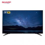 13日0点：SHARP 夏普 LCD-70SU575A 70英寸 4K 液晶电视