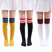 达人娃  女童中筒袜3双组合