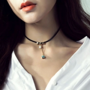 静风格 施华洛世奇元素水晶颈链choker