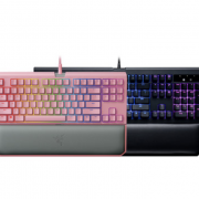 雷蛇（Razer） 黑寡妇蜘蛛竞技幻彩版V2 机械键盘 绿轴RGB背光 绿/橙轴