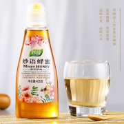 妙语 天然农家洋槐百花蜂蜜 405g*3瓶