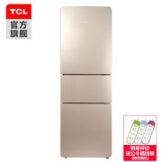 TCL BCD-216TF1 三门冰箱 中门软冷冻 节能保鲜静音 （流光金）