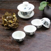 杰艺（JE）  变色茶宠貔貅 送盖碗*1+杯子*4个