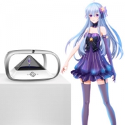 Gowild 琥珀·虚颜 holoera 3D全息投影 可养成 智能机器人