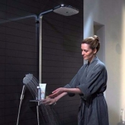 镇店之宝，iF设计大奖 Hansgrohe 汉斯格雅 飞雨 Select E300 三速全铜淋浴花洒套装