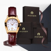 奢侈品牌 德国 艾格娜 Aigner 镶钻 女士腕表 瑞士产