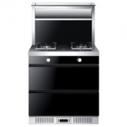 海尔（Haier）环保一体侧吸式集成灶燃气烟灶消套装 天然气 JJZT-JE7C(12T)