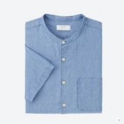 限S：UNIQLO 优衣库 男士麻棉衬衫