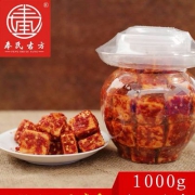 吃货小编墙裂推荐，湖南特产 奉氏古方 香辣腐乳1000g