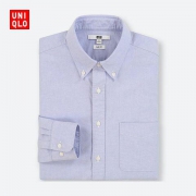 UNIQLO 优衣库 男装 牛津纺修身衬衫(长袖) 401787