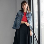 0点开始！UNIQLO 优衣库 404204 女士牛仔茄克 199元包邮