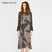 URBAN REVIVO WG32R7BN2002 女士两件套连衣裙