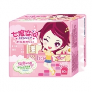 七度空间 少女系列绢爽超薄日用245mm10片装