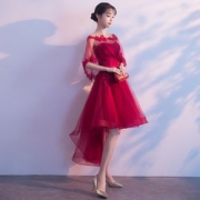 一世恋人 新娘结婚韩版宴会晚礼服