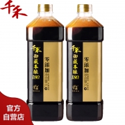 千禾 御藏本酿180天酿造 零添加头道酱油1L*2瓶