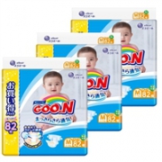下单减1000日元！GOO.N大王 维E系列环贴式纸尿裤 M号 (6~11kg) 246片(82片装×3袋)