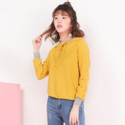 青春减龄# 女士春季套头连帽休闲卫衣