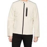 限L码：Perry Ellis Moto Collar男夹克