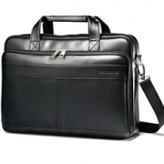 销量第一！Samsonite 新秀丽 16英寸真皮公文包 到手约448元！