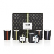 NEST Fragrances Luxury Mini Votive 香薰烛 套装（含葡萄柚、海雾、雪松等香型）