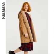 反季好价！PULL&BEAR 05711201 女士绒面大衣 149元包邮