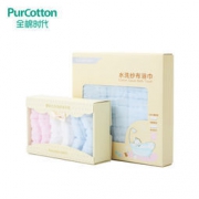 PurCotton 全棉时代 婴儿纱布口水巾手帕+浴巾