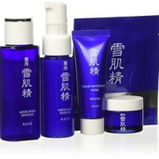 KOSE 雪肌精 五件组(化妆水24ml+乳液20ml+美白黑面膜10g+凝露6g+渗透性纸膜单片)
