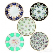 Royal Albert 100周年纪念系列 8寸骨瓷餐盘5件套1900-1940 Prime会员免费直邮含税