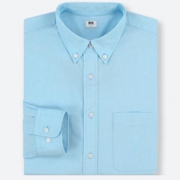 UNIQLO 优衣库 404397 男士长绒棉衬衫